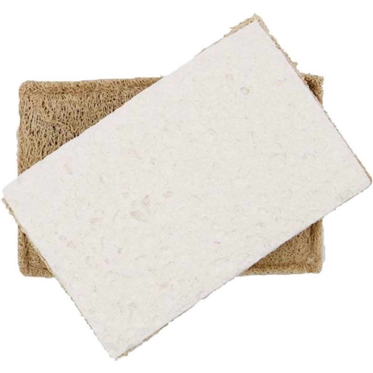 Meraki Cleaning Sponge Reseda 100% Natural Wood Pulp - 2 Pieces