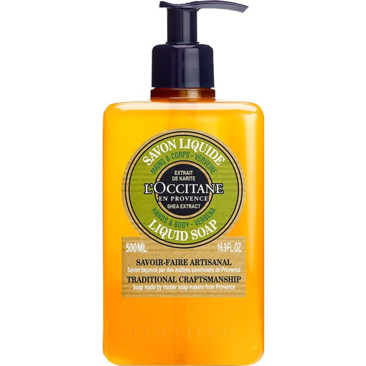 L'Occitane Shea Hand & Body Liquid Soap 500 ml - Verbena