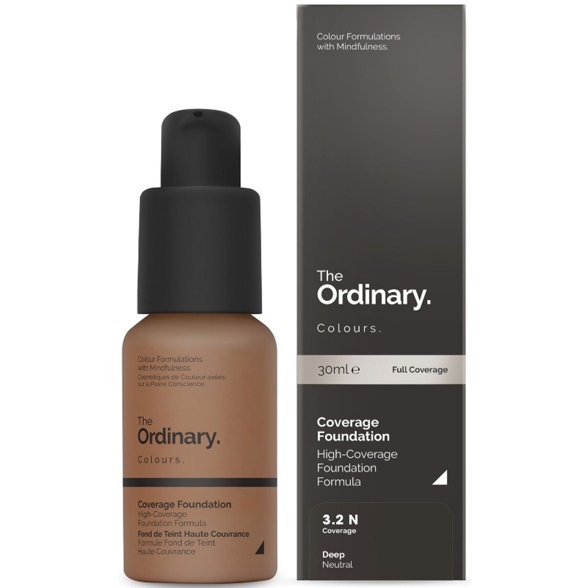 The Ordinary Coverage Foundation 30 ml - 3.2 N Deep Neutral