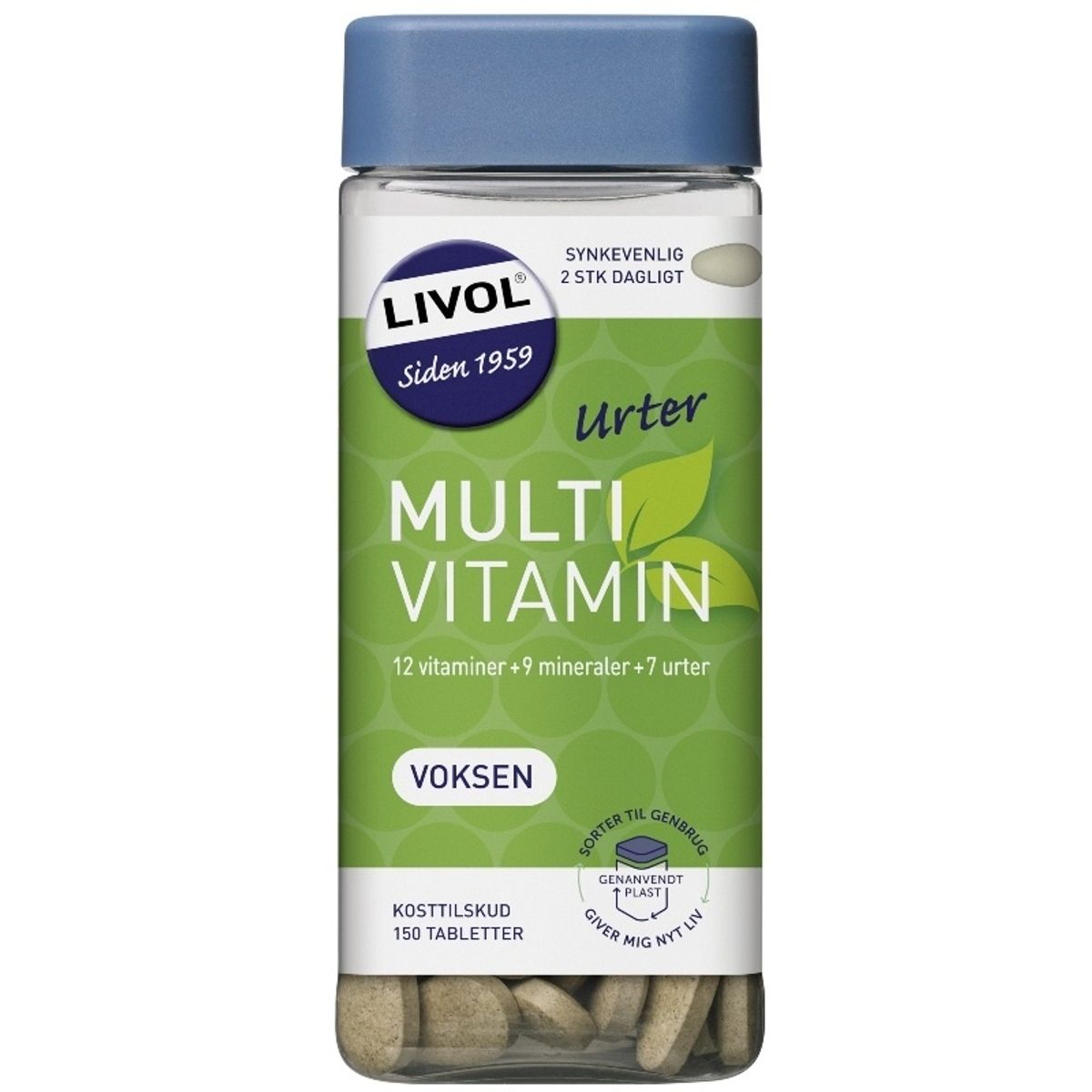 Livol Multivitamin m. Urter 150 Pieces