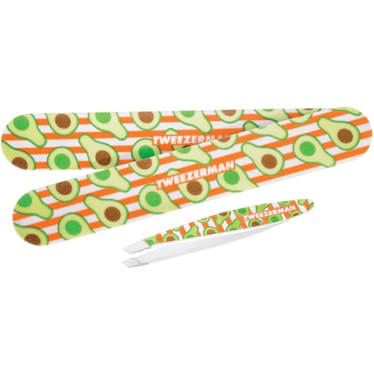 Tweezerman Avocado Duo Set Slant Tweezer & Nailfile