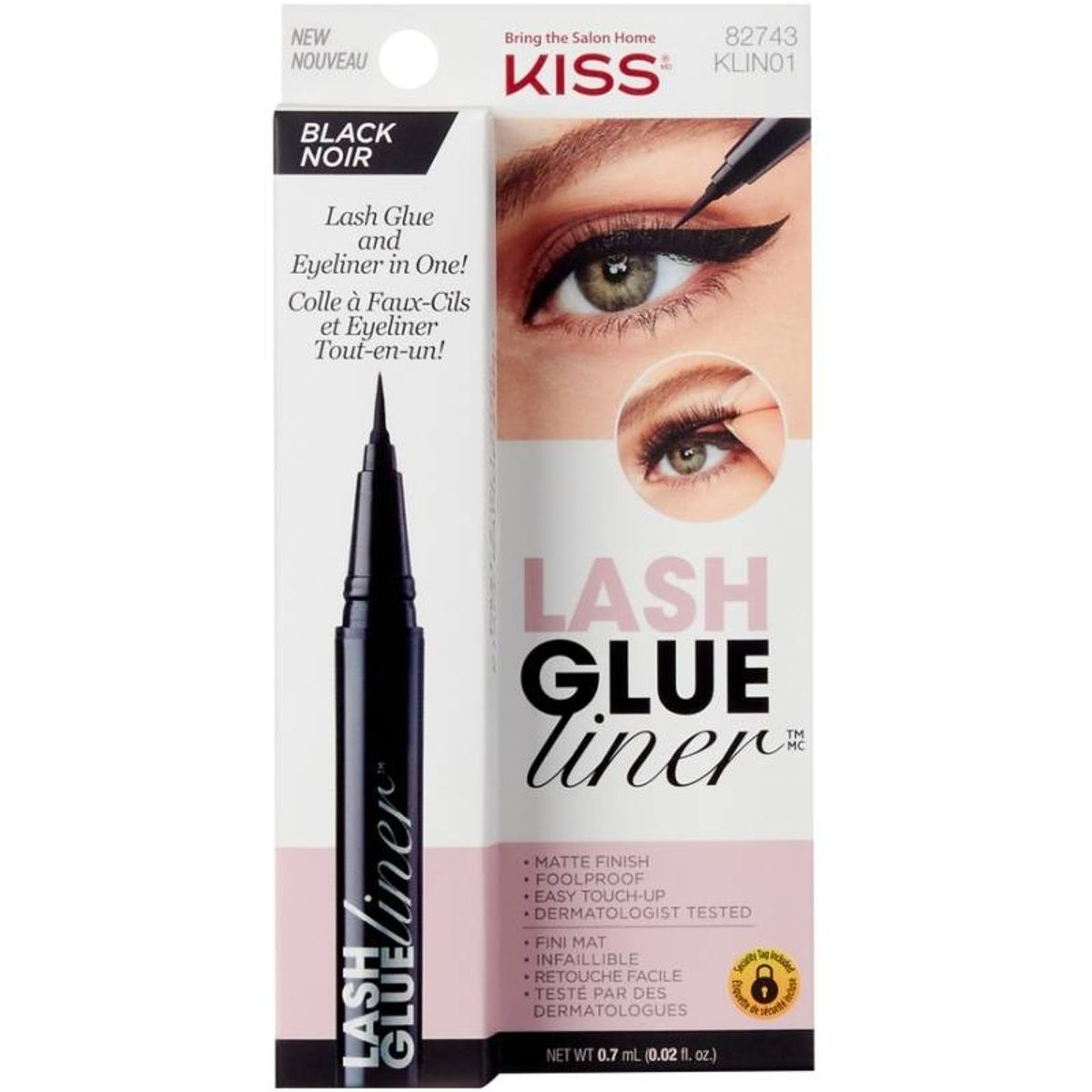 Kiss Lash Glue Liner - Black