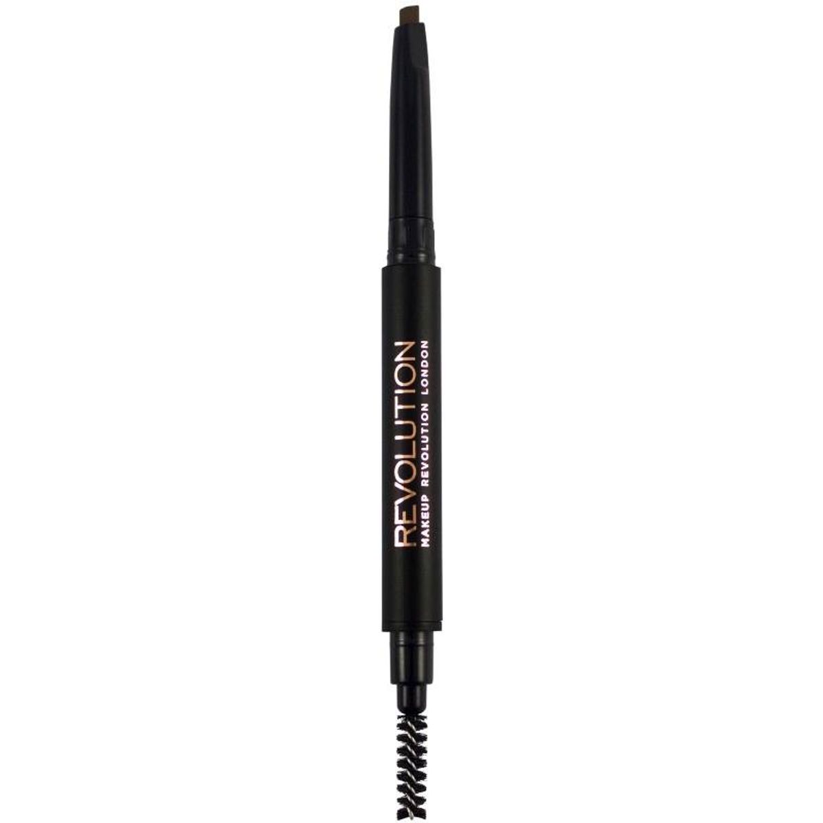 Makeup Revolution Duo Brow Pencil - Light Brown