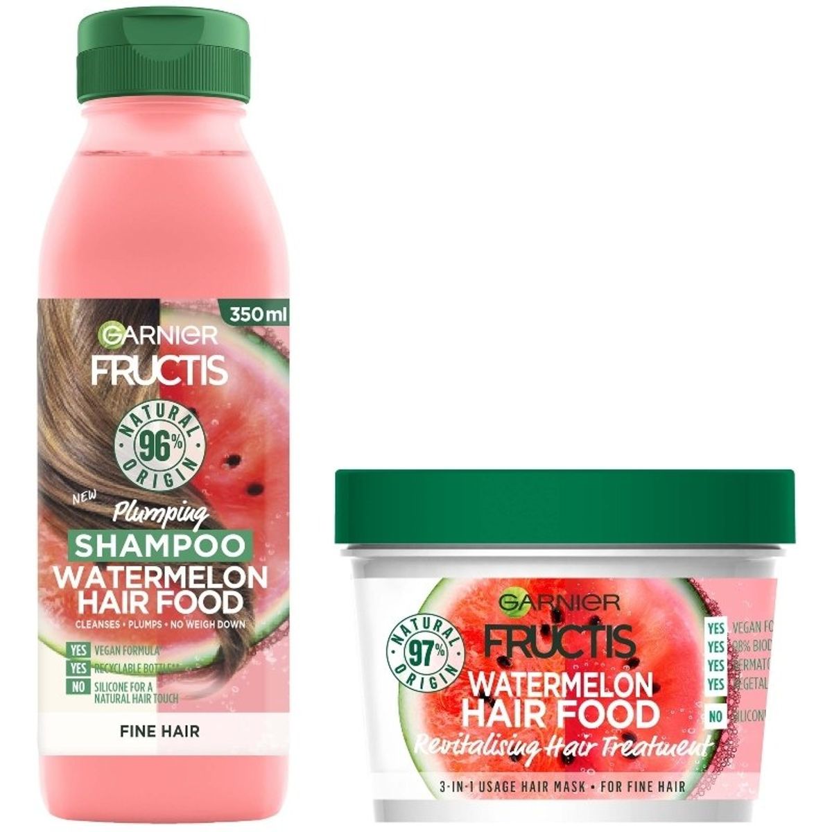 Garnier Fructis Hair Food Watermelon Set 350 + 400 ml