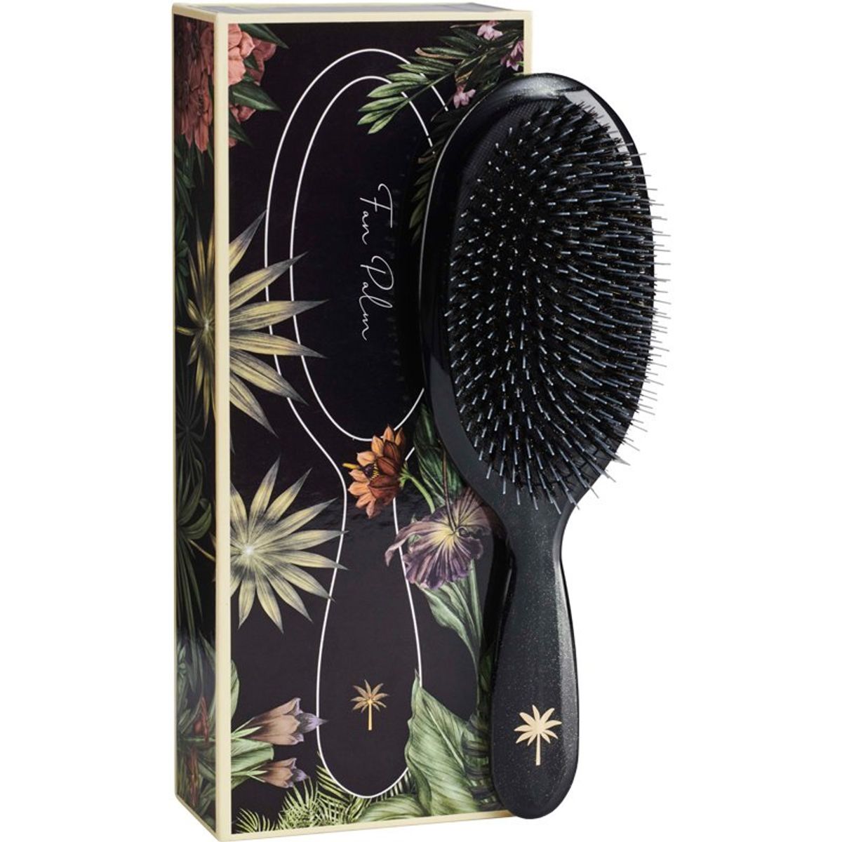 Fan Palm Hair Brush Large - Stardust