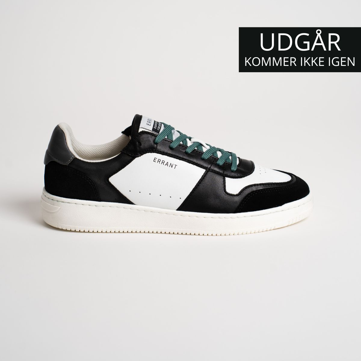 Errant Low Sneaker - Sort Teal - Sko - Læder - Størrelse 43