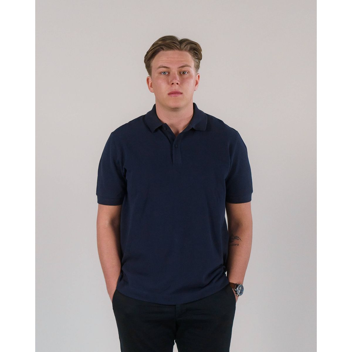 Errant Polo - Navy - Størrelse XL