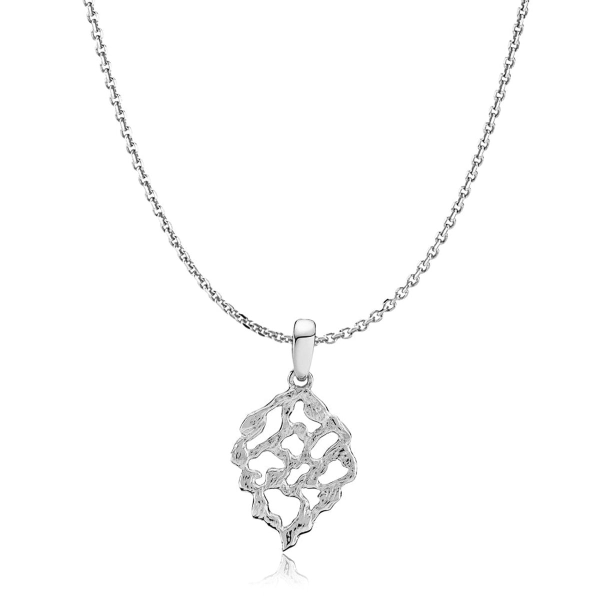 HOLLY - Necklace with pendant Silver - 55cm