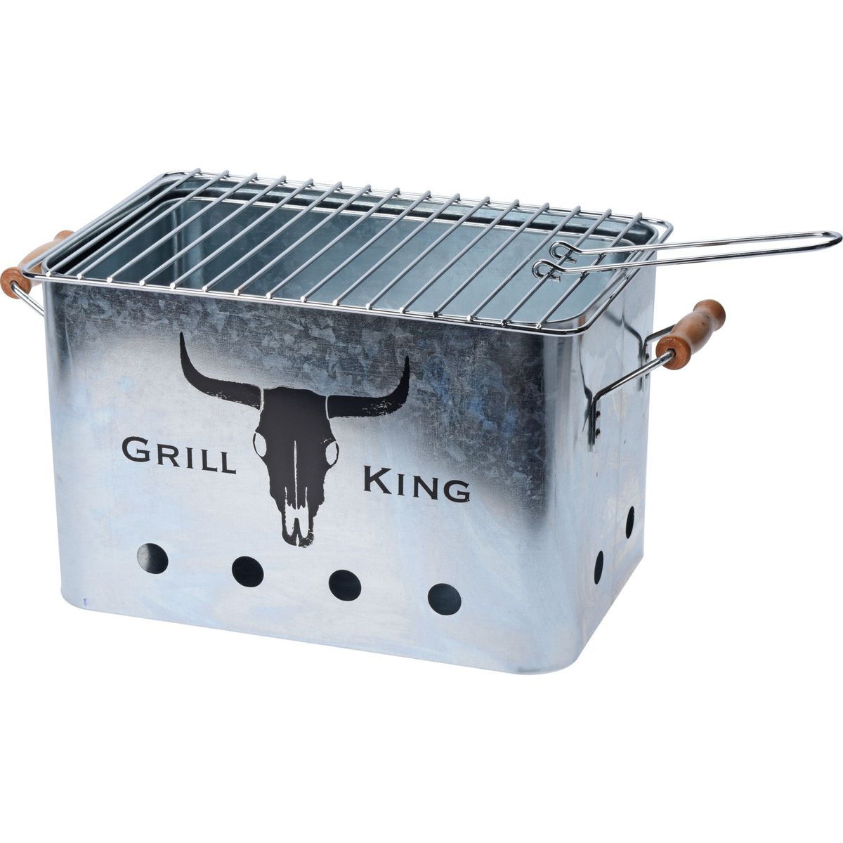 Picnic grill i zink, L43 cm