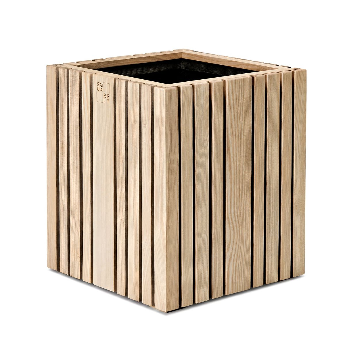 Squarely Copenhagen - GrowBIG plantekasse 45x45 cm, 3 farver - Ask natur