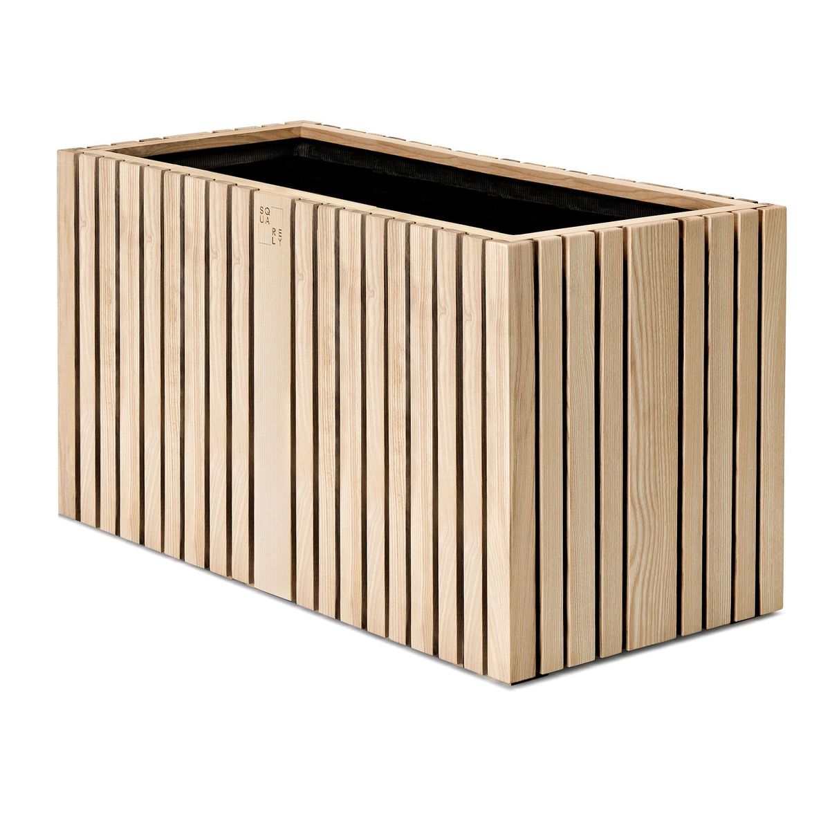 Squarely Copenhagen - GrowLARGE plantekasse 90x45 cm, 3 farver - Ask natur