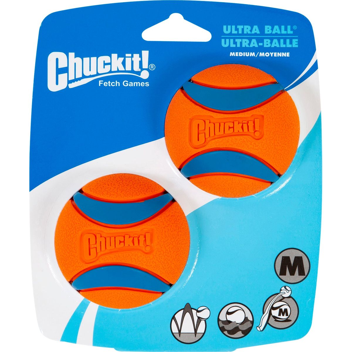 CHUCKIT - Ultra bold, 2 stk. - Medium