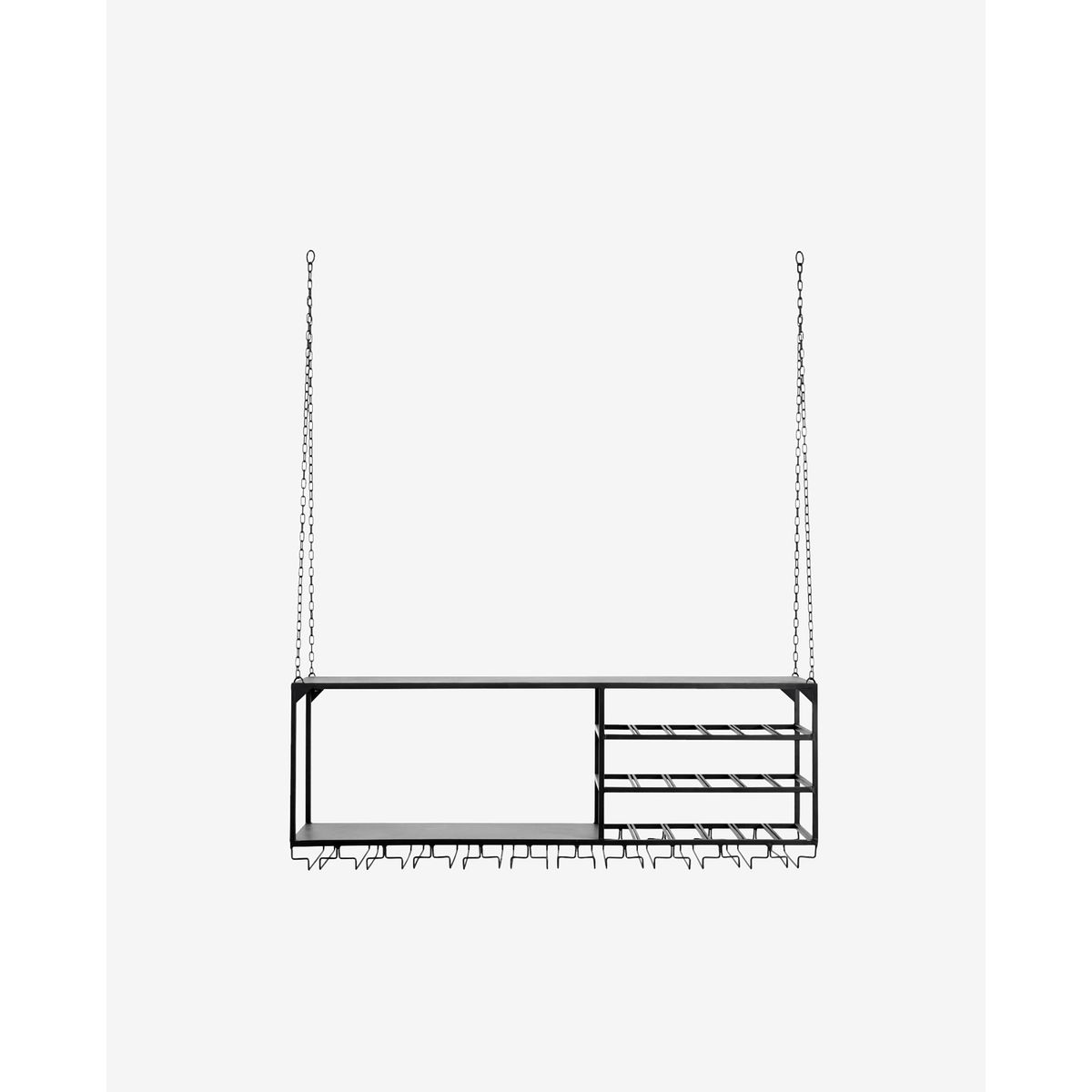 Nordal - LOFT - køkkenhylde i jern t/ophæng,120x30cm