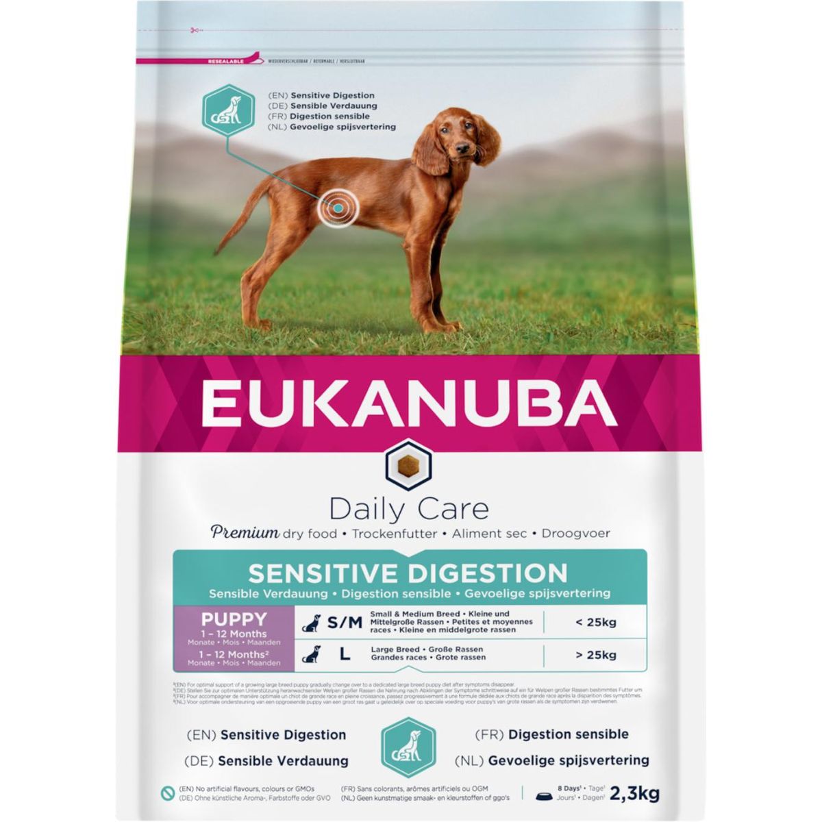 Euk DailyCare Puppy Sensitive Digestion 2,3 - 12kg - 12 kg