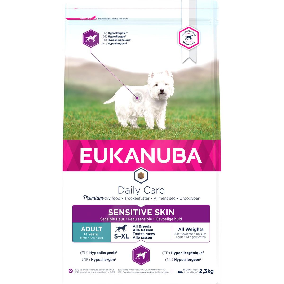 Euk DailyCare Adult Sensitive Skin 2,3-12kg - 12 kg