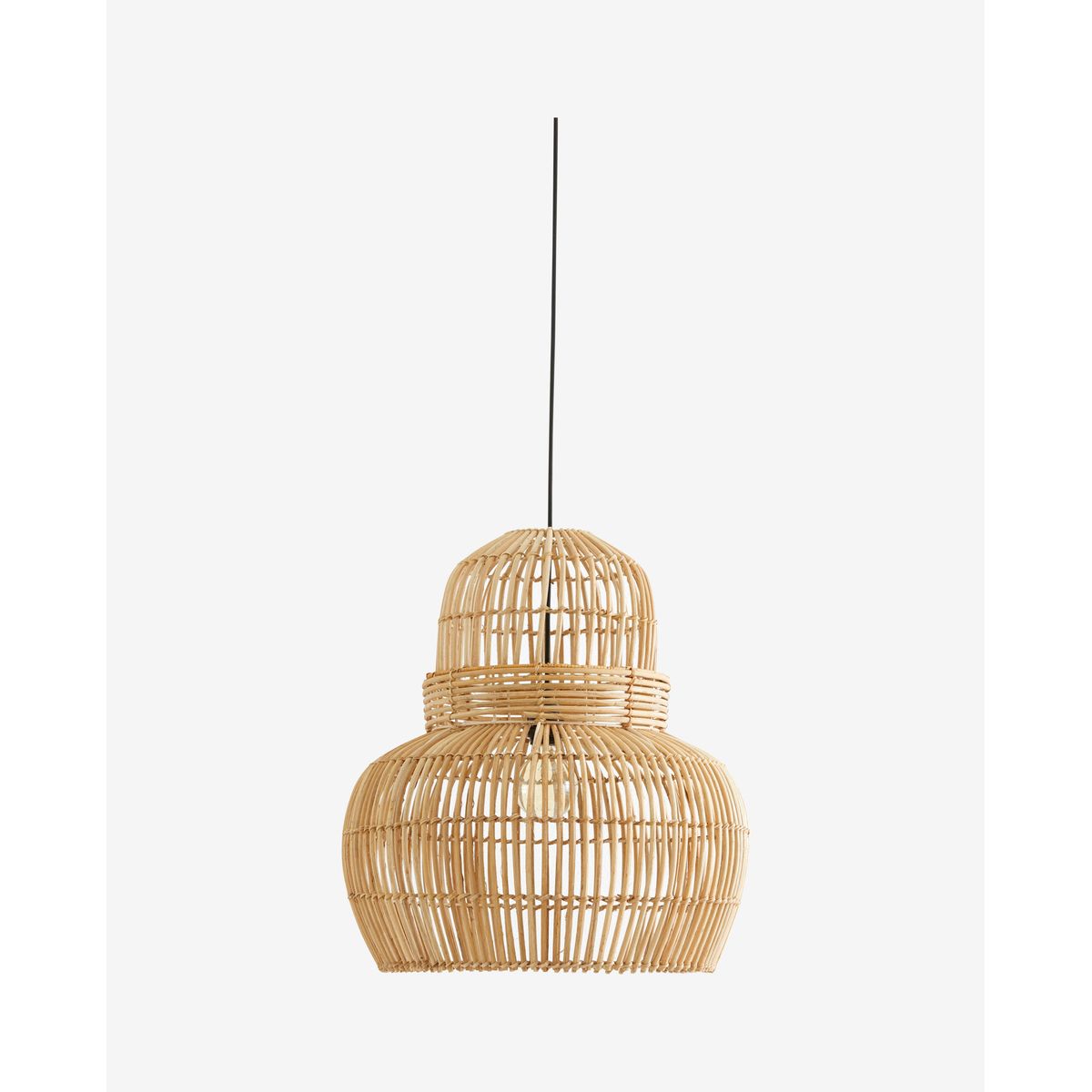 Nordal - BUDVA lampeskærm, rattan, Ø50cm