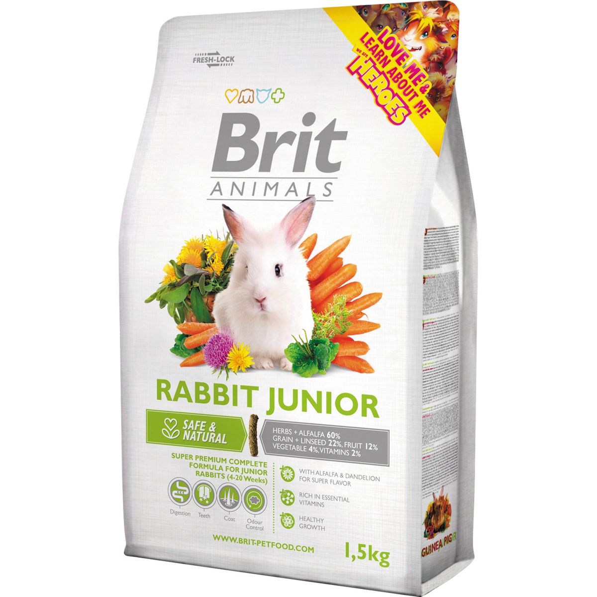 Brit - Kaninfoder junior Complete - 1,5 kg