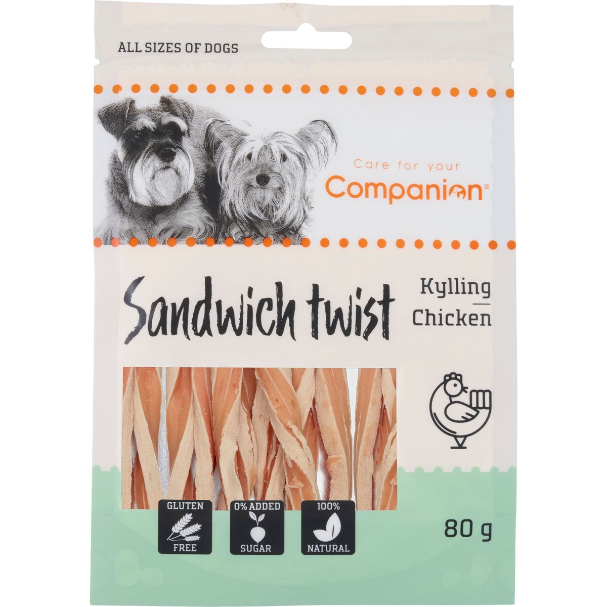 Companion - chicken sandwich twist, 80g