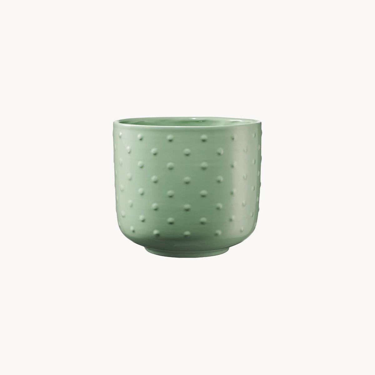 Soendgen Keramik - Baku Pearl Urtepotteskjuler, Celadon green 3 størrelser - H17 x Ø19 cm