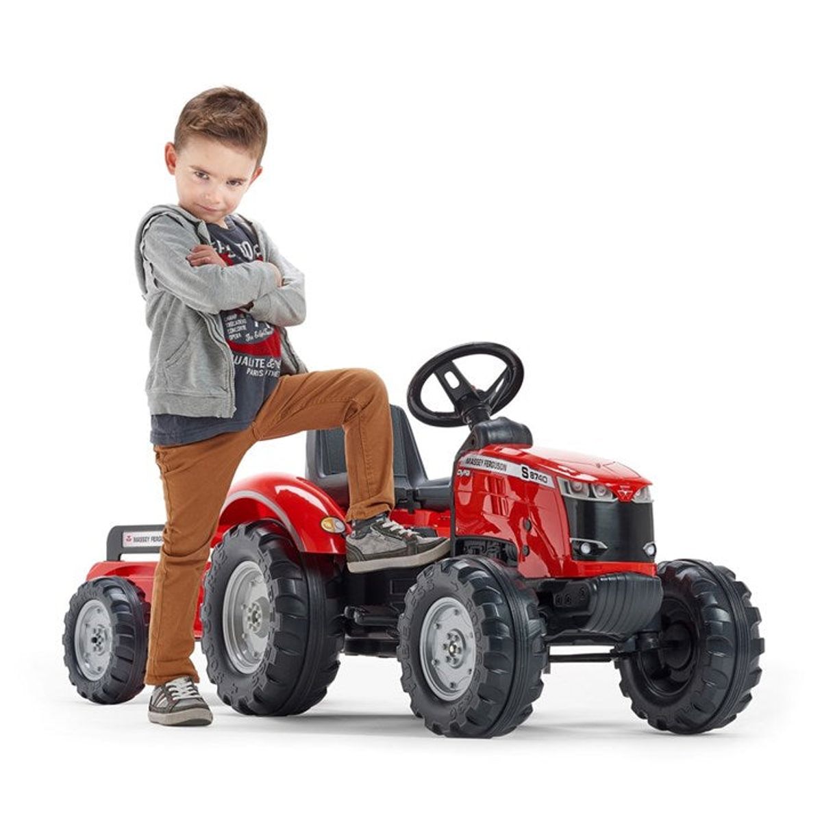 Falk Massey Ferguson traktor med vogn, fra 3-7 år