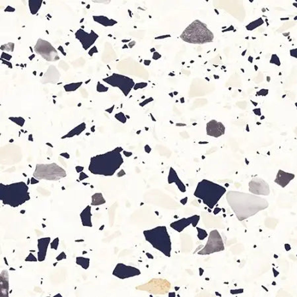 Stone Terrazzo Soft Matte Cover Stylâ - NH10 Terrazzo Mixed Blue 122cm