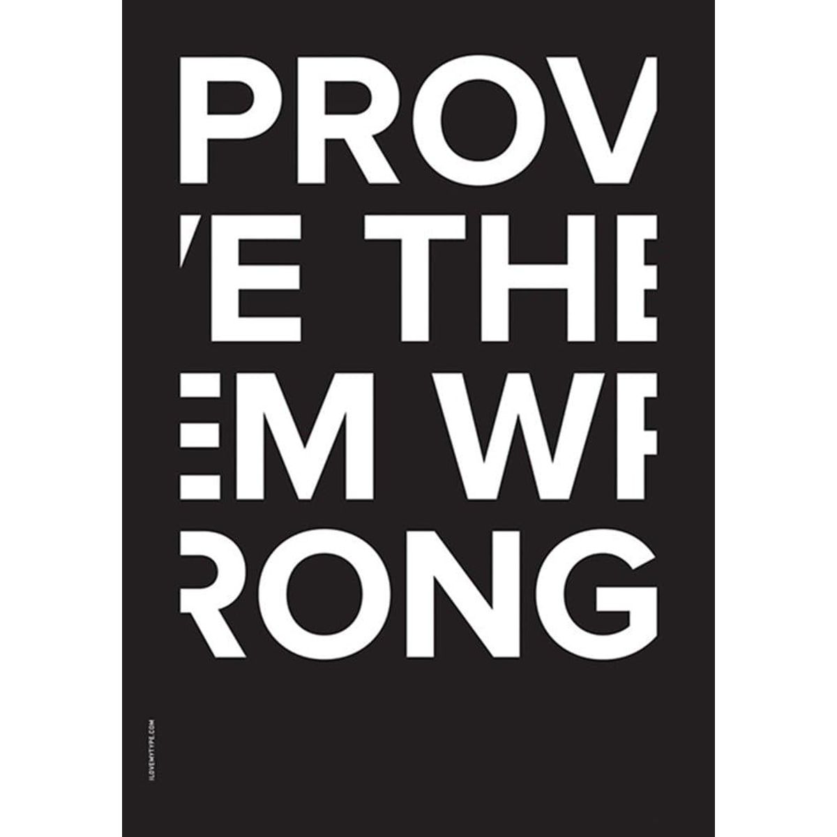 Prove Them Wrong sort A5