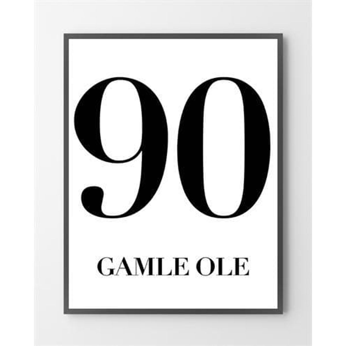 Danske plakater - Gamle Ole - 40x50 cm.