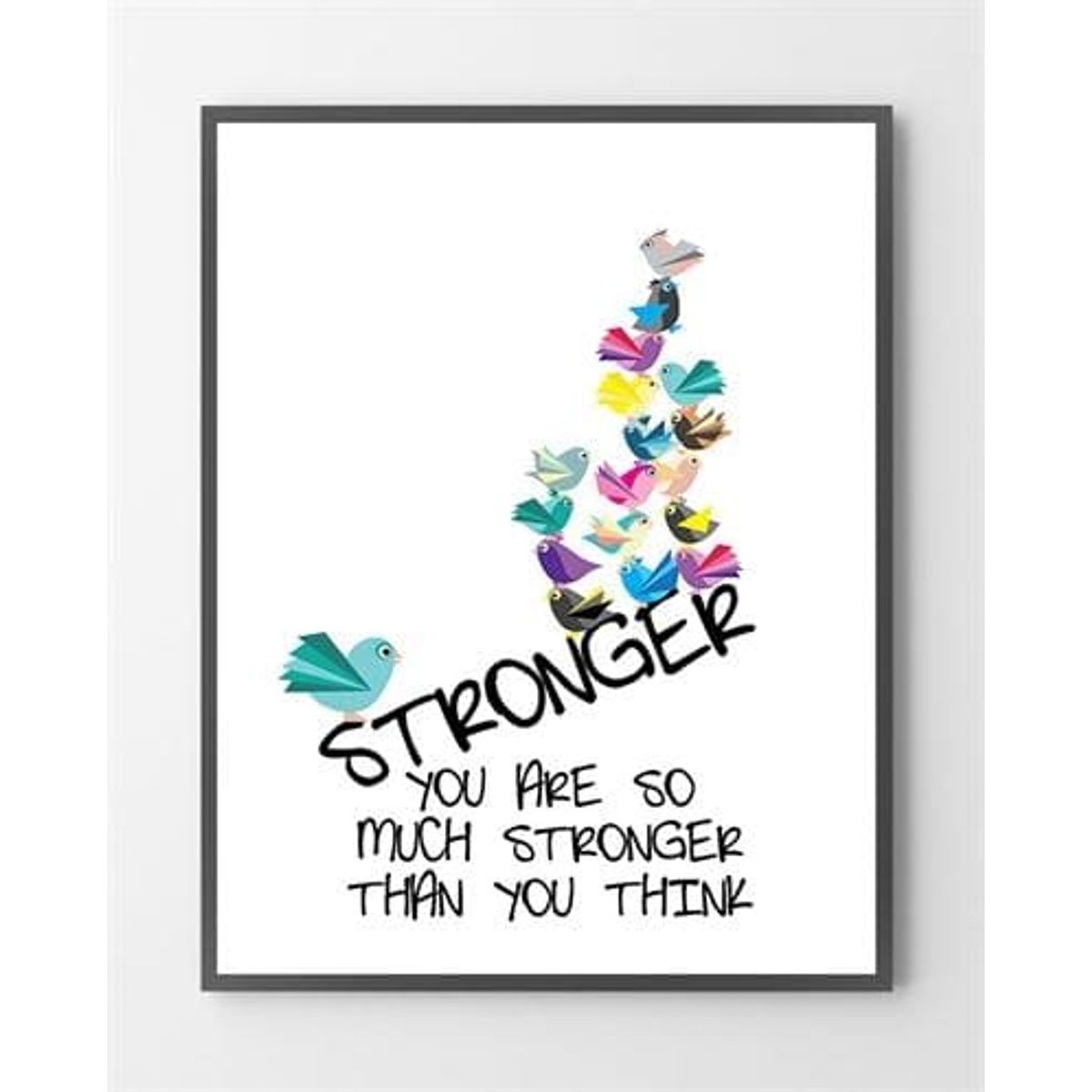 Plakat - Stronger - 50x70 cm.