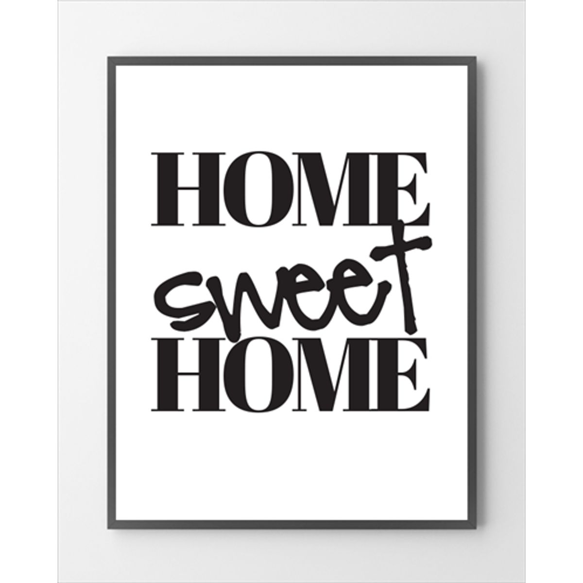 Plakater - Sweet home - 30x40 cm.