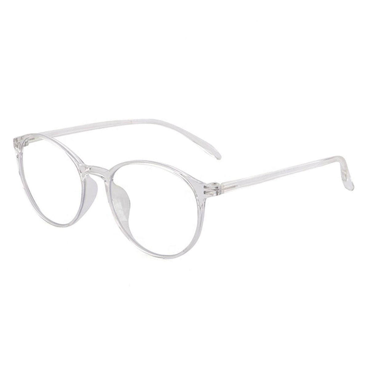 Round Blue Light Brille - Transparent - Preloved