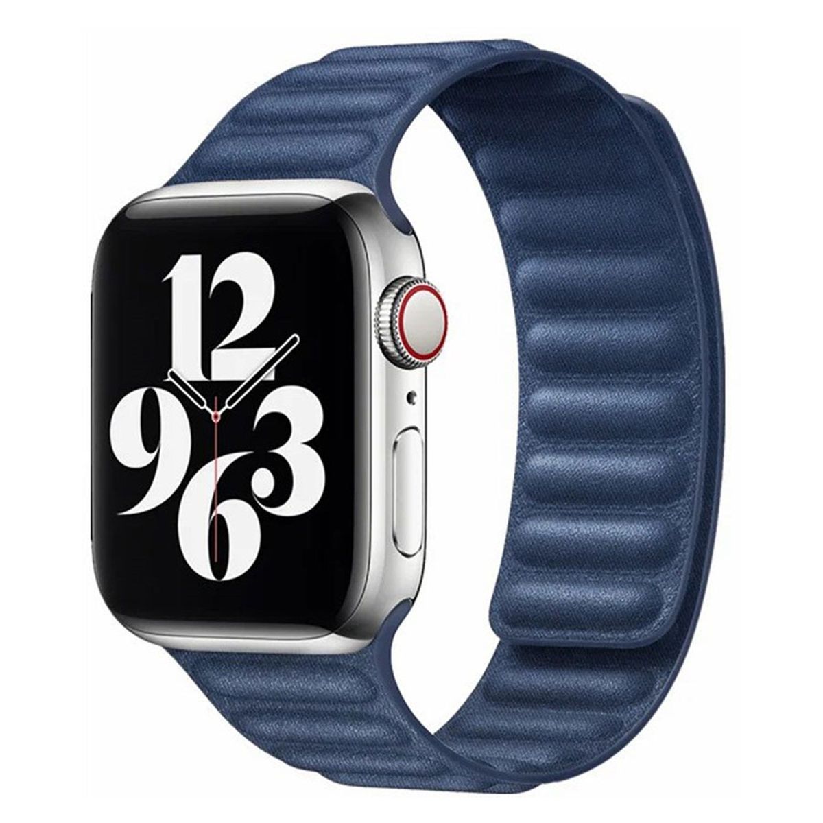 Lippa Apple Watch finewoven rem 42/44/45/49, Navy Blå