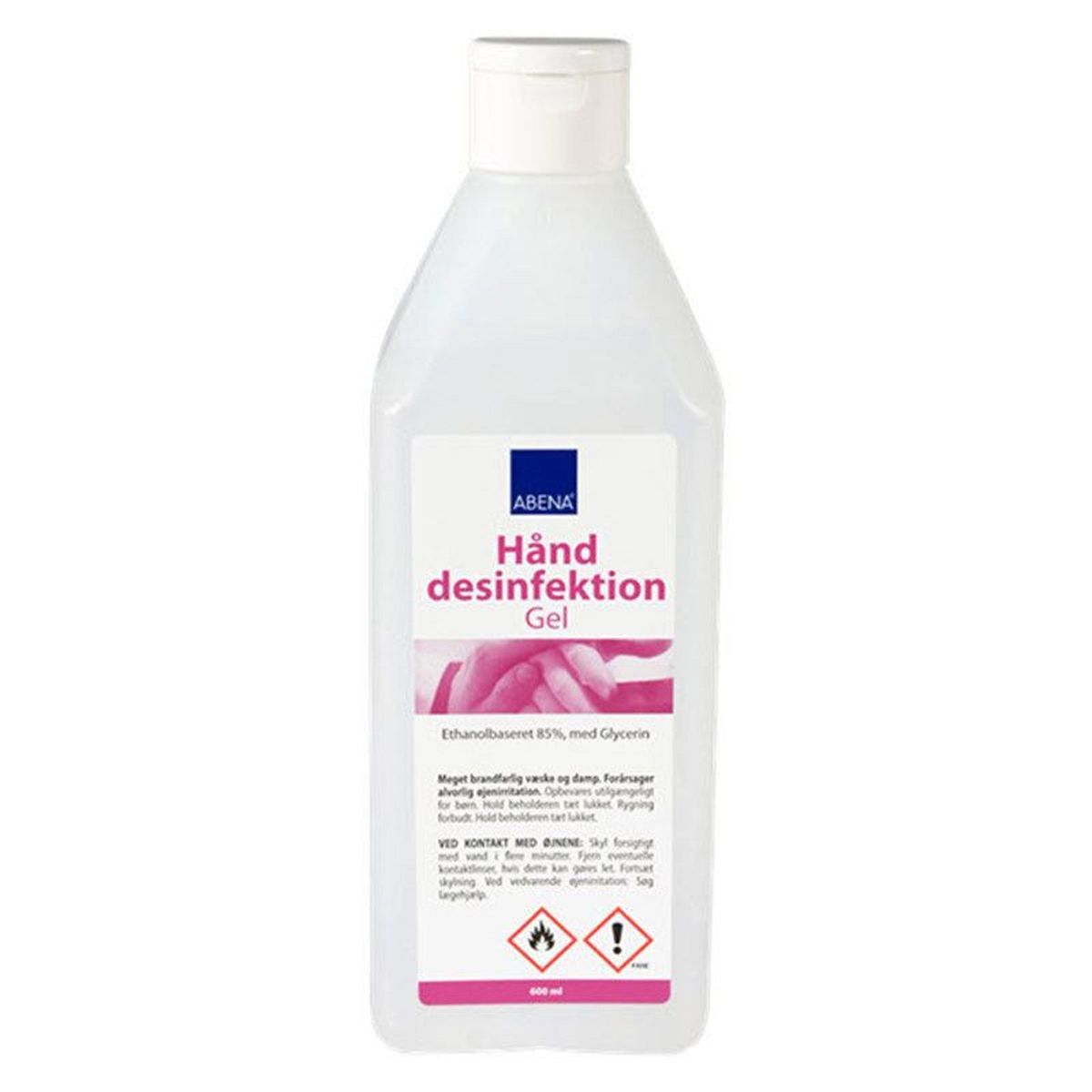 Abena hånddesinfektion 600ml gel 85%