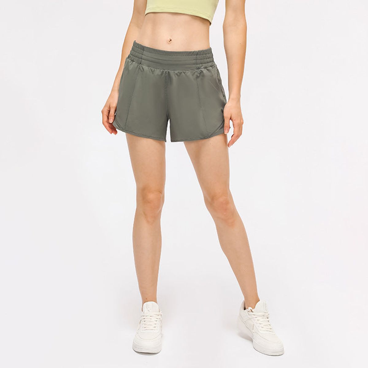 Nordic-wellness Power Shorts - Sage Green - XL