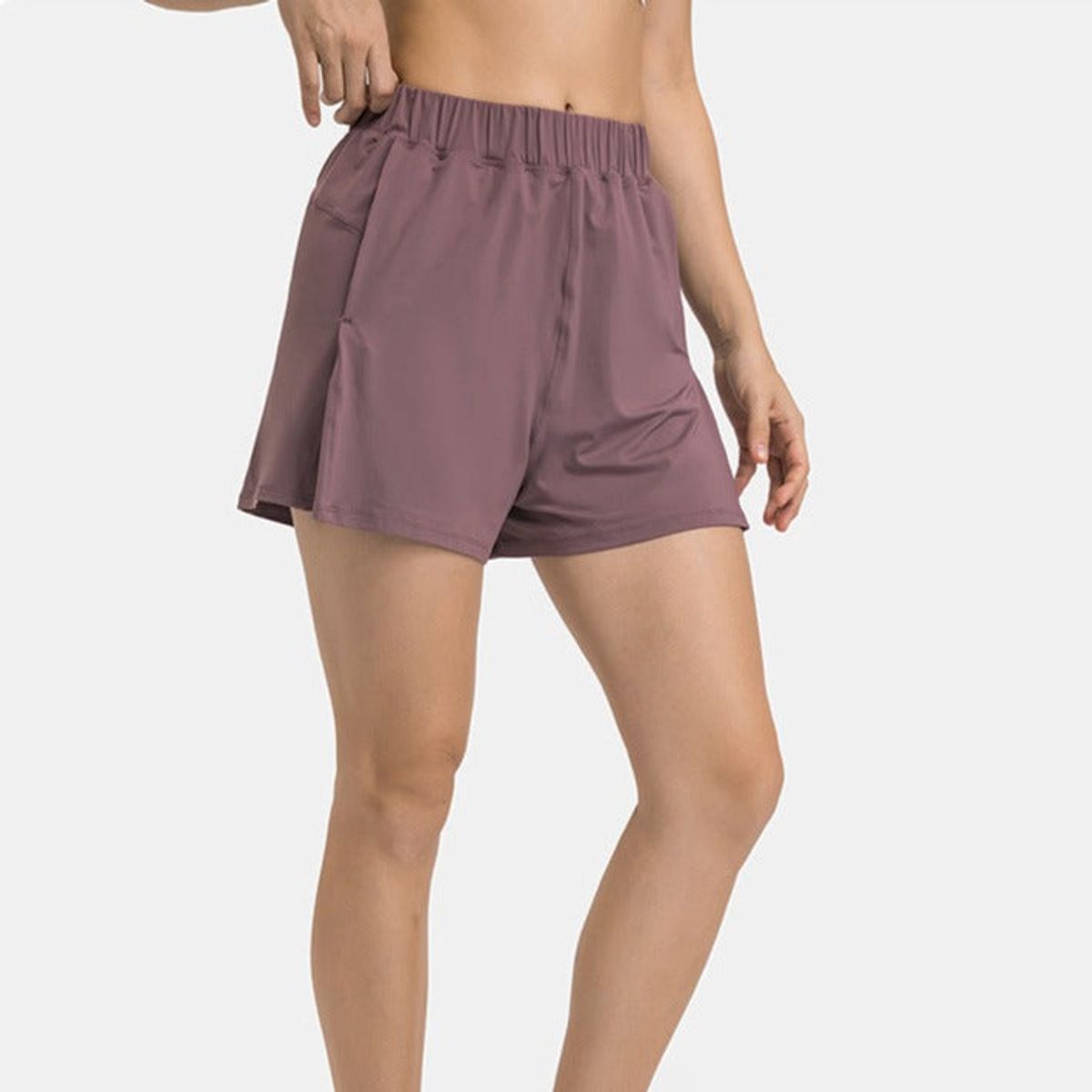 Nordic-wellness Loose Fit Shorts - Dusty Grape - M