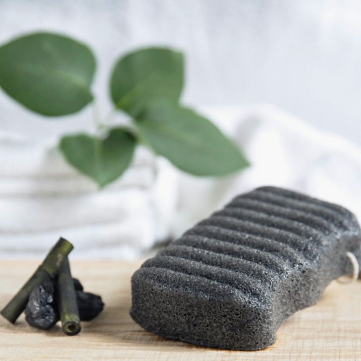 Bamboo Charcoal kropssvamp - til uren hud