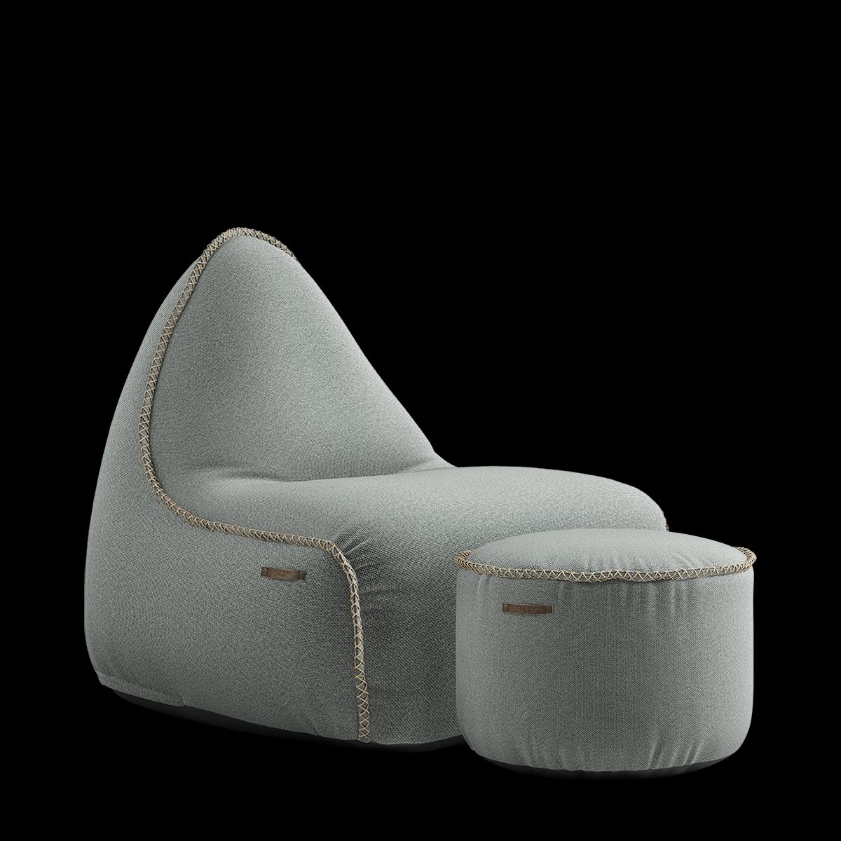 Cura Lounge Chair & Pouf