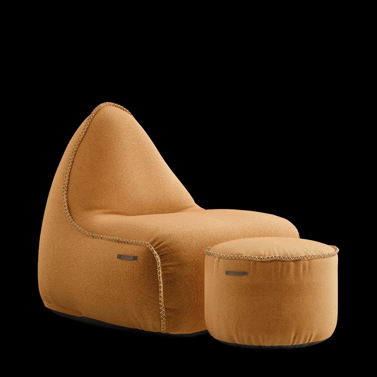 Cura Lounge Chair & Pouf