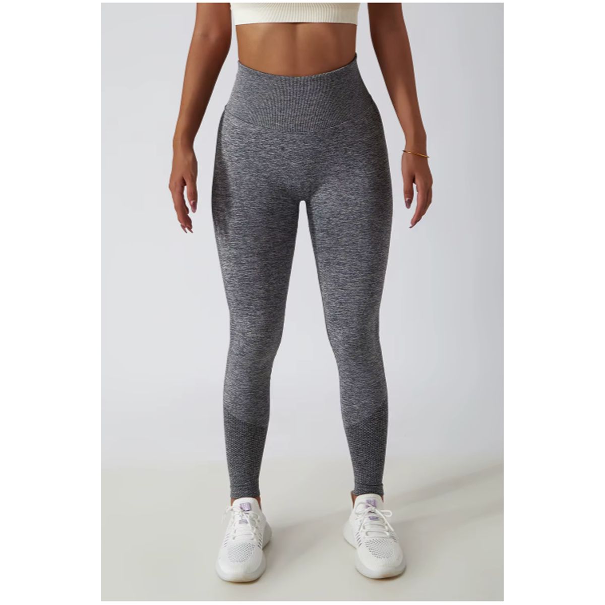 PERFORMANCEPRO scrunch leggings LightGreyMel - Medium / LightGreyMel