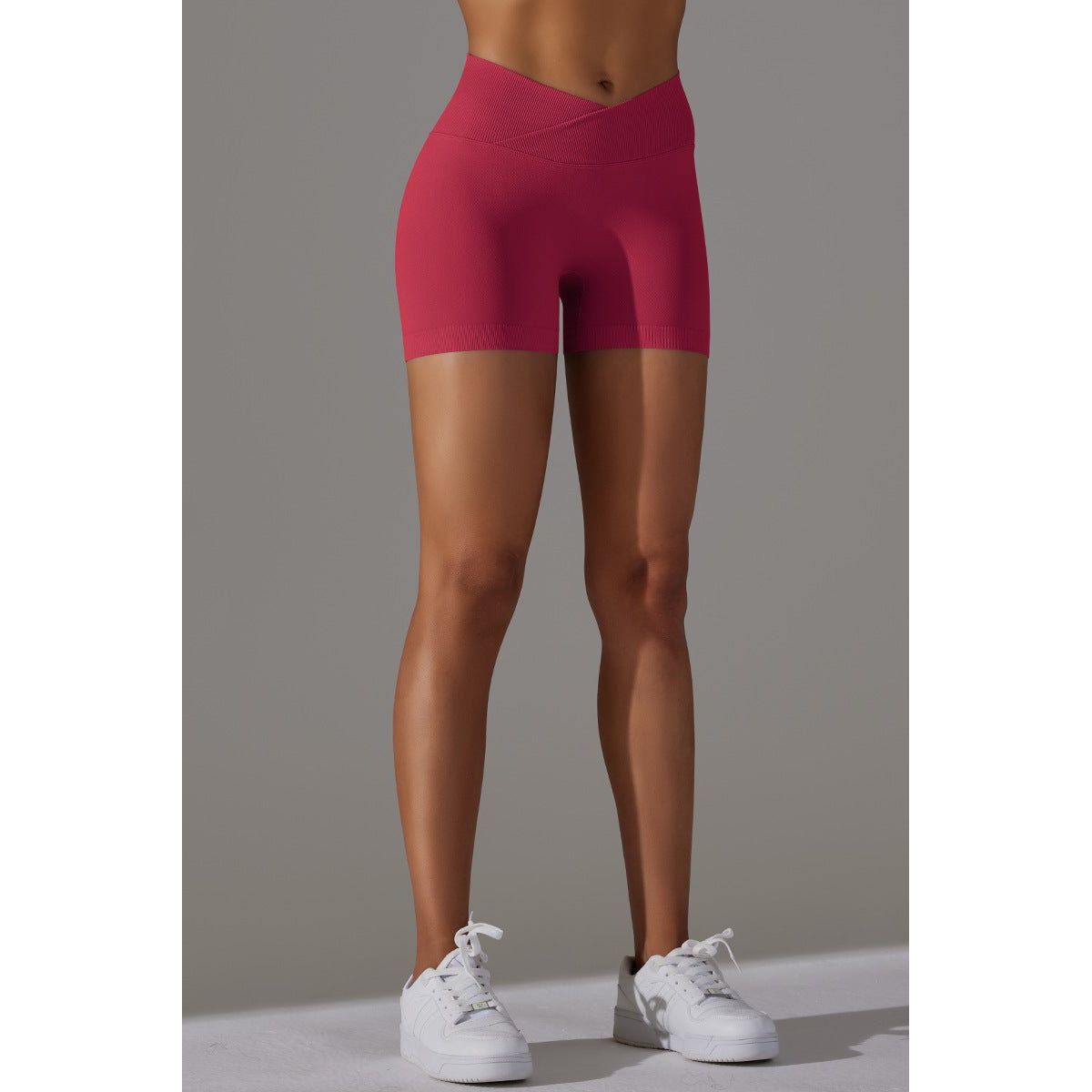 ZenCurve scrunch shorts Red - Small / Red