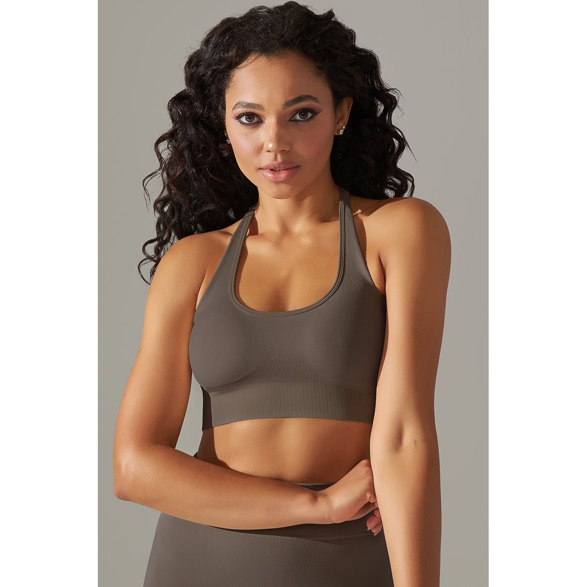 Ultrafit sports top Brown - Medium / Brown