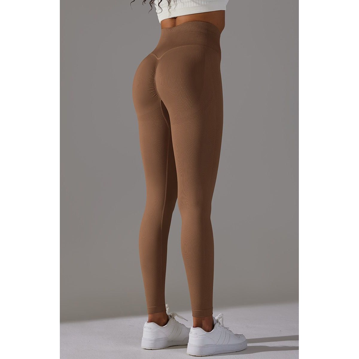 PERFORMANCEPRO scrunch leggings Chocolate - Medium / Chocolate