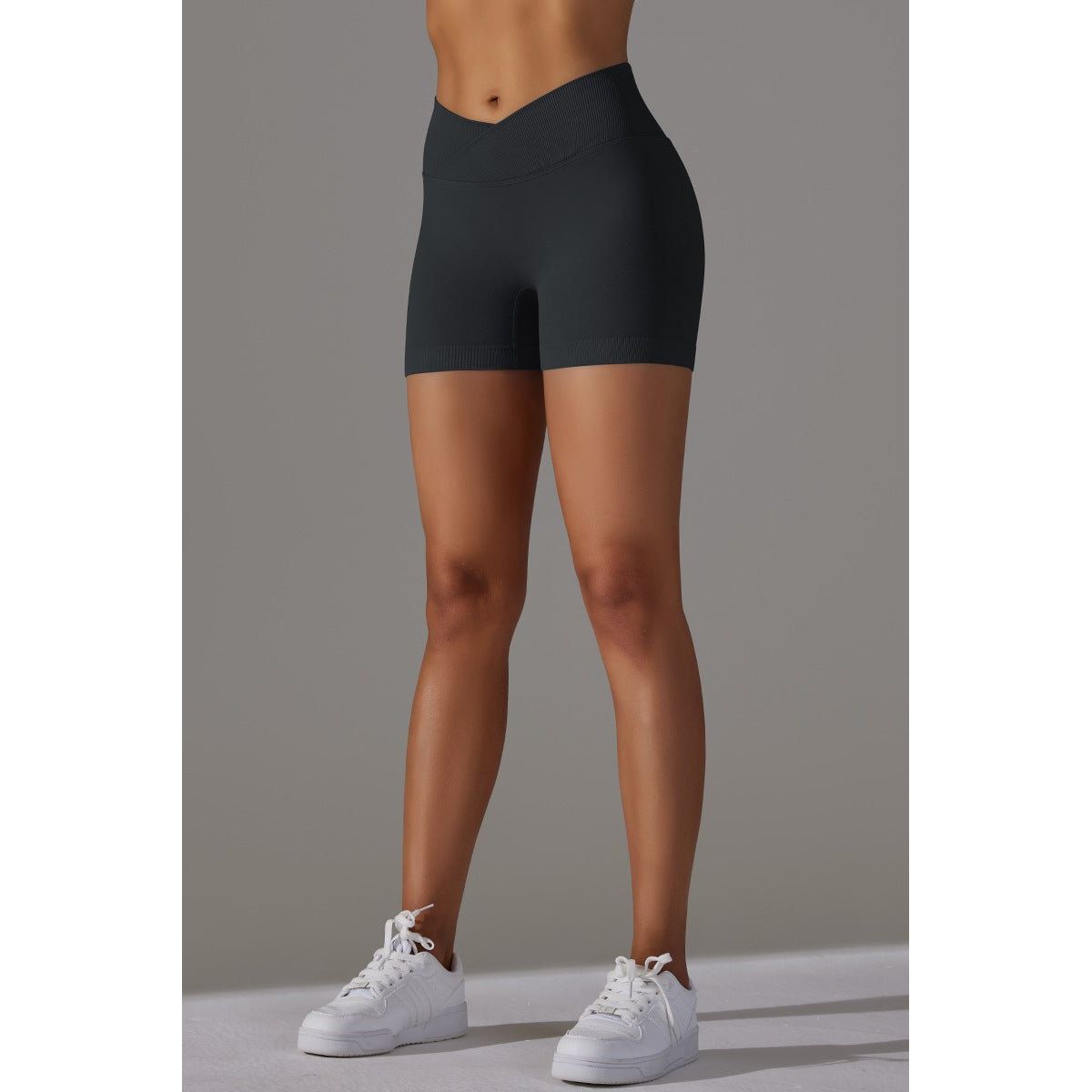 ZenCurve scrunch shorts Black - Small / Black