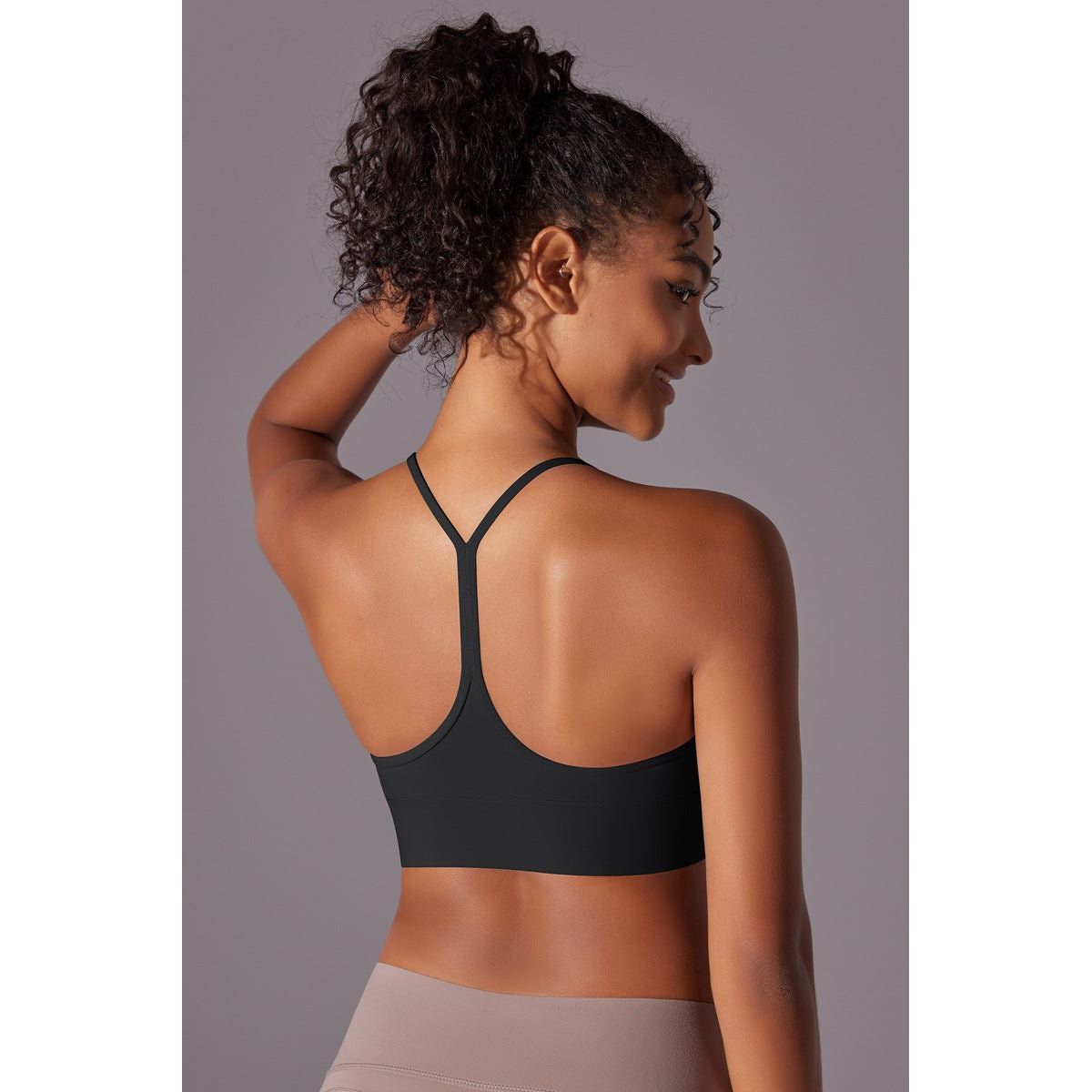 PureFlex Strappy Sports bh Black - Small / Black