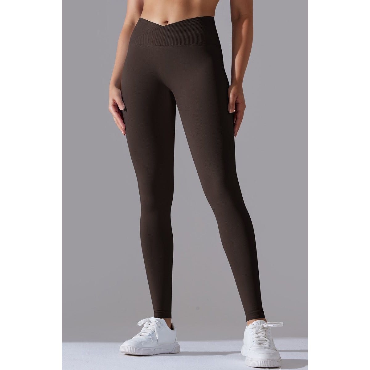 ZenCurve scrunch leggings Brown - Large / Brown