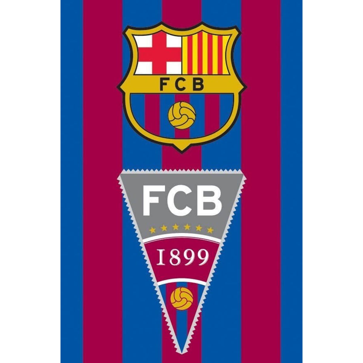 FC Barcelona håndklæde - 40x60 cm.