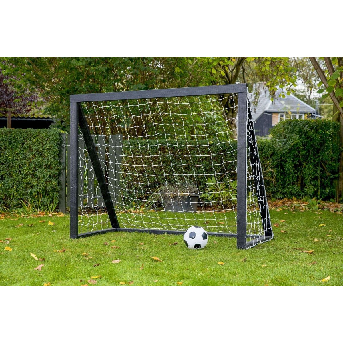 Homegoal Junior fodboldmål sort - 175 x 140 cm, 1