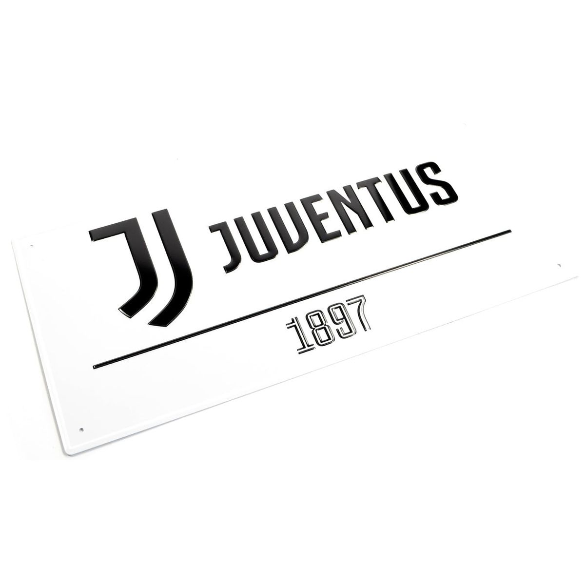 Juventus skilt i metal (40x18 cm)