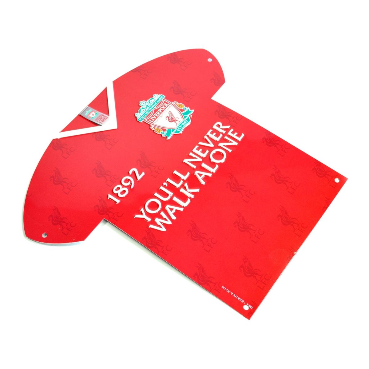 Liverpool FC skilt i metal (24x25 cm)