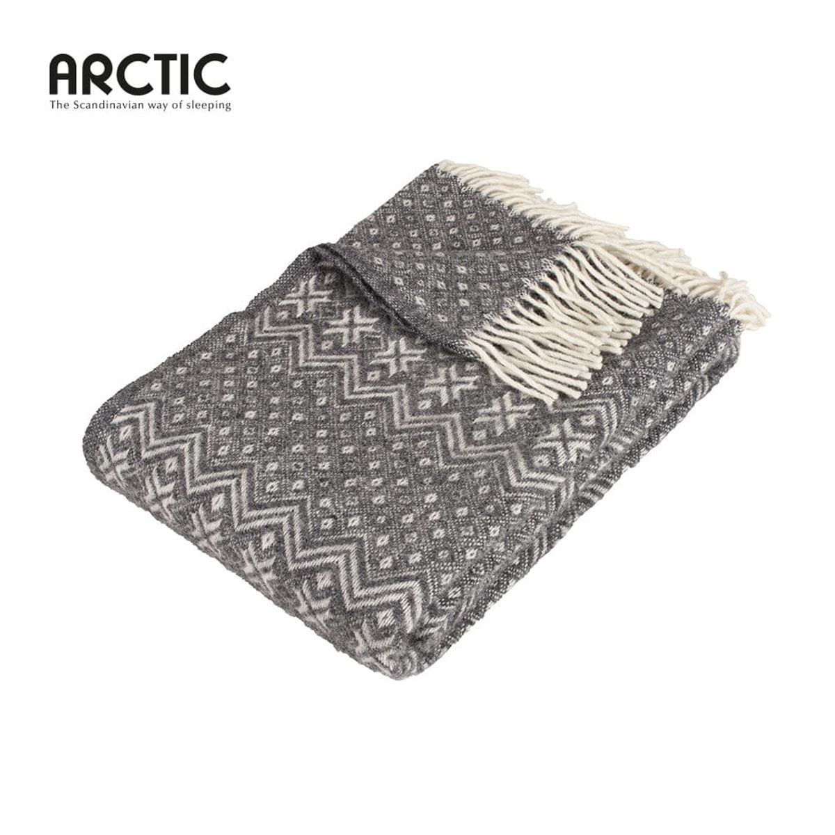 Arctic - Uldplaid Nordic - Grey