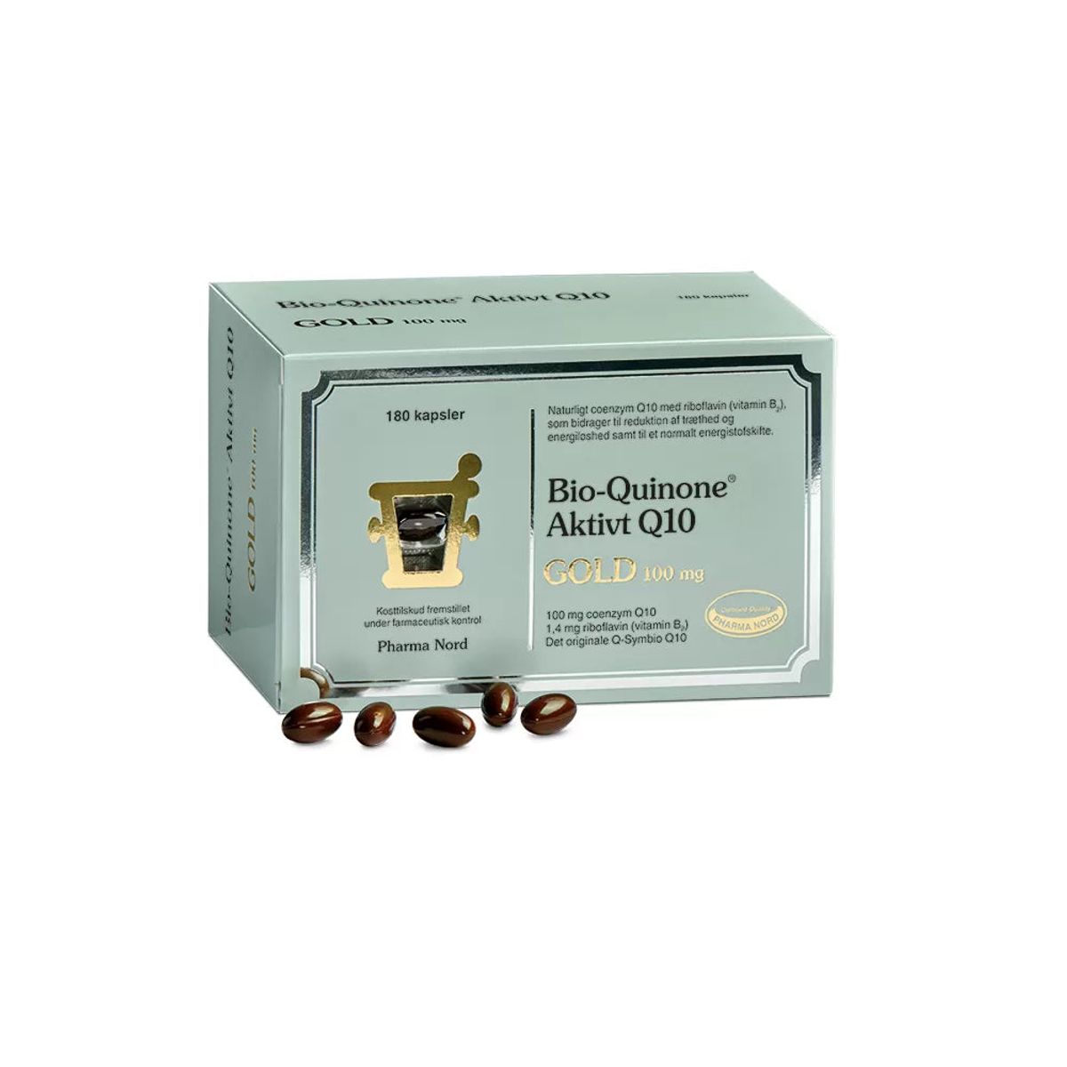 Pharma Nord - Bio-Quinone Aktivt Q10 Gold 100 Mg - 180 Stk